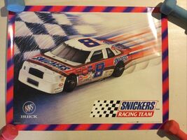 1990 Snickers racing team #8 collectible Poster NASCAR BUICK - $49.48
