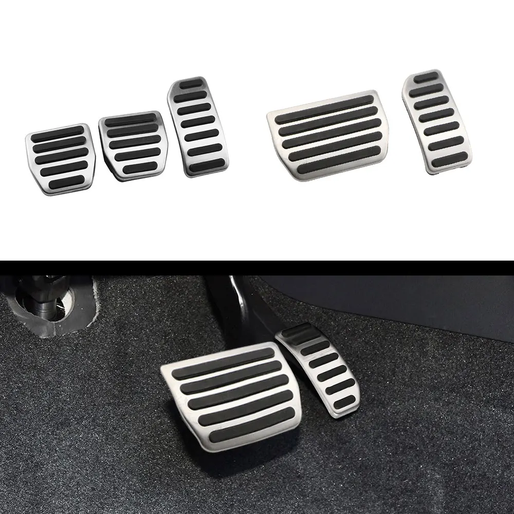 Auto Stainless Steel Car Gas Pedal Cover Brake Pedals for Volvo XC60 V60... - $7.93