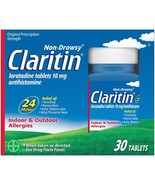2 Boxes Claritin 24 HR*08/2025*Non Drowsy Allergy Relief, 30 Ct - $24.99