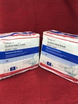 24 Unisex Adult Incontinence Diapers - 2 Pack of 12 Brief Wings Super 2XL - $29.69