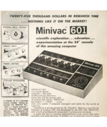 1961 Minivac 601 Digital Computer Advertisement Vintage Electronics DWF28 - $41.12 CAD