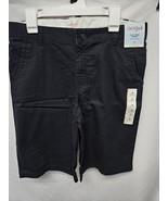 New Cat And Jack Boys Flat Front Shorts Black Size 16, Adjustable Waist - $13.66 CAD