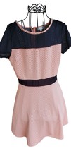 Umgee Usa Dress size M Black and Pink Polka dotted  women Dress - £25.16 GBP