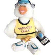 Party Pals - 14” Workout Chick Plush With CD Player In Hand-Beanie With ... - $17.77