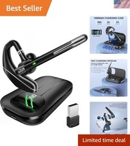 Hands-Free Bluetooth Headphones with Mute Button &amp; Ergonomic Design for ... - $74.99