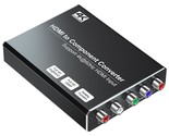 4K Hdmi To Component Converter With Scaling Function, Hdmi To Ypbpr Conv... - £57.98 GBP
