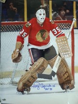 Signed by  TONY ESPOSITO  CHICAGO Blackhawks   NHL    13&quot;x 18&quot; Photo w/COA - $79.15