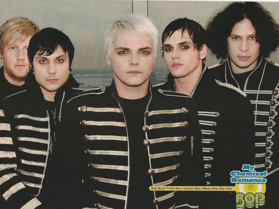 My Chemical Romance Danity Kane teen magazine pinup clipping Bop teen