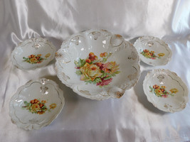 PS Germany Large White Serving Bowl with Four Matching Smaller Bowls # 2... - £27.22 GBP