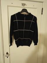 Men&#39;s Hagger black and tan sweater Medium - $8.00