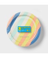 Up&amp;up Disposable 7&quot; Stripes Plates 60ct - $245.74 MXN