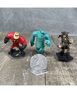 Disney Infinity  1.0 Lot Of  Figures Captain Jack Sully Mr. Incredible - $7.59