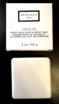 15X Beekman 1802 Fresh Air Goat Milk FACE &amp; BODY BAR Soap 2 oz Each (LOT... - £20.11 GBP