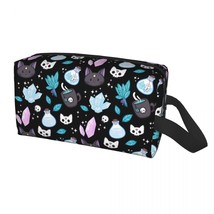 Herb Witch Travel Cosmetic Bag Women  Witchy Spooky Cat Toiletry Makeup Organize - £51.31 GBP
