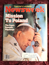 NEWSWEEK June 20 1983 6/20/83 Pope John Paul Ii Poland Margaret Thatcher Britain - £5.17 GBP