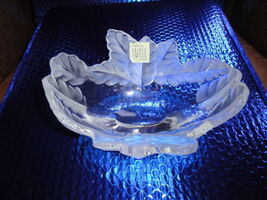 Lalique Crystal Bowl Measures 7 1/2" L x 5 7/8" W x 3 3/4" D - $742.50