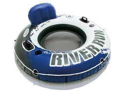 Intex River Run 1 Person Inflatable Floating Tube Raft for Lake/Pool (Open Box) - £31.16 GBP