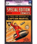 Special Edition Comics #1 (1940) CGC 3.0 -- 1st solo Captain Marvel comi... - £1,248.62 GBP