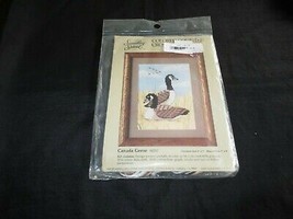 1986 Candamar CANADA GEESE Colored Counted Cross Stitch Kit #50257 - 5" x 7" - $9.00