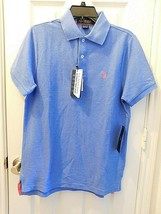 U.S. POLO ASSN. Men&#39;s Ultimate Pique Short Sleeve Polo Shirt XXL Palace Blue - £26.31 GBP