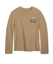 MSRP $16 Epic Threads Big Boys Long Sleeves Graphic T-shirt Tan Size Small - £9.48 GBP