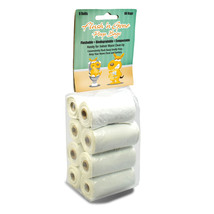 PetBro Flush &#39;n Gone Poop Bag - 8 Rolls (80 Bags) - Biodegradable Poop Bags - £13.58 GBP