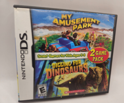 My Amusement Park Digging for Dinosaurs Nintendo DS 2012 complete CIB w ... - $8.80