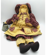 Burlap Doll Straw (Rope) Hair/Watering Can - Delton Products Corp. Penns... - $281.99 MXN