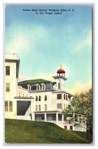 Padua High School Watkins Glen New York NY UNP Linen Postcard Q23 - £1.53 GBP
