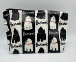 Harrods Vintage Vinyl Makeup Gag Scottie Dogs Black and White 5x8-in - $21.18