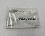 2011 Chevrolet Traverse Owners Manual OEM N02B45012 - $35.99