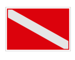 Dive International Flag Sticker Decal F718 - £1.58 GBP+