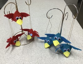 Bluebird/Cardinal “Kissers” or “Squeezums” Style Ornaments or Party Favors - £9.96 GBP