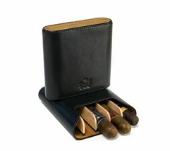 The &quot;Show Band&quot; 5 Cigar Case - Sunrise Black and Zebrawood - £143.08 GBP