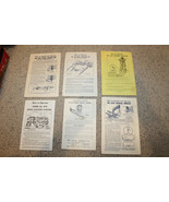 Lionel Postwar #30 450 456 460 470 494 Accessory Instruction Sheet 6 Sheets - $28.99