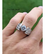Sterling Silver Bold CZ Engagement Ring: 1.28 ct Round Cut - $1,707.76 MXN