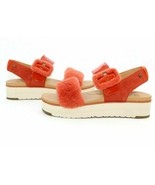 UGG Sandal Shoes Le Fluff Chella Red Rock Size 7 or 7.5 New $140 - £66.44 GBP