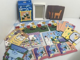 Vintage 1999 Blues Clues Sequencing Cards Game Educational Learning Home 36 - £23.17 GBP