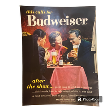 Color Budweiser Print Ad America Fore Loyalty Group May 11 1962 Frame Ready - $8.87