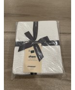 NWT West Elm Tencel &amp; Cotton Matelasse Standard Pillow Sham White - $29.69