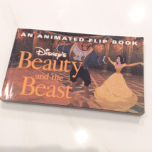 VTG Disney BEAUTY &amp; THE BEAST Flip Book - £19.61 GBP