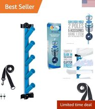 Pool Cleaning Accessory Organizer and Holder Rack - Store Poles, Brushes... - $68.29