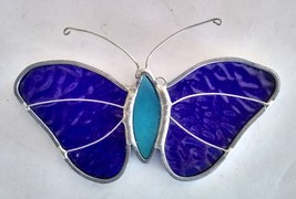 Stained Glass Butterfly Suncatcher I - £8.77 GBP