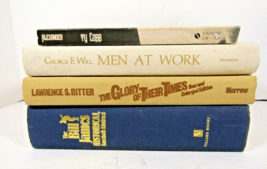 Baseball Books Ty Cobb Glory of Their Times Men at Work Historical Abstr... - £15.27 GBP