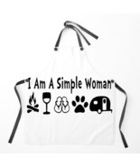 I AM A SIMPLE WOMAN Apron - $70.81 CAD