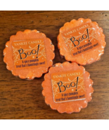 (3) Yankee Candle BOO Wax Potpourri Tarts SPICY PUMPKIN Original Multipl... - $19.34