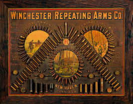 New Winchester Repeating Arms Decorative Metal Tin Sign Made in the USA - $11.25