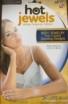Hot Jewels~Body Jewelry Peace &amp; Love ~Temporary Tattoos~As Seen On TV~FSIB~ - $10.83 CAD