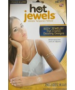 Hot Jewels~Body Jewelry Peace &amp; Love ~Temporary Tattoos~As Seen On TV~FSIB~ - €6,91 EUR