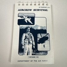 Aircrew Survival AF Pamphlet Dept. Of Air The Force Sept 1985 121 Pages Vtg - $14.84